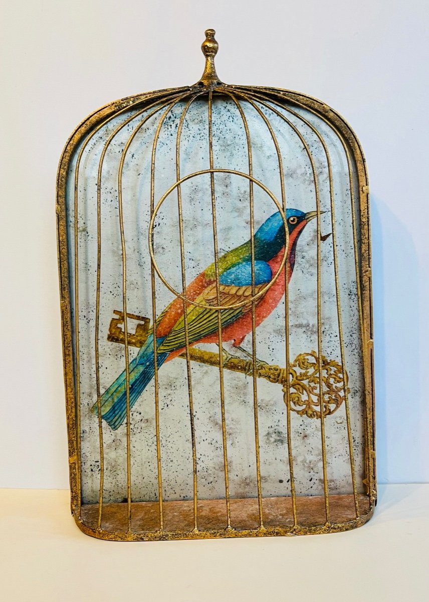 Caged Bird In The Style Of Maison Jensen -photo-1